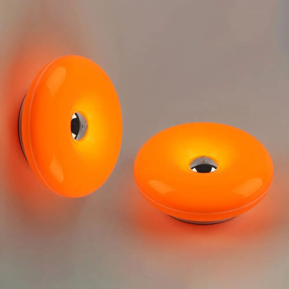 Atmosphere Decor Plastic Donut Wall Lamp Modern Energy Saving LED Ambient Light Dimmable USB Plug Desk Lamp Office